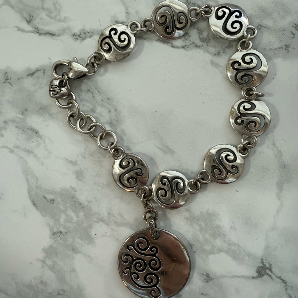 Brighton Silver Swirl Bracelet